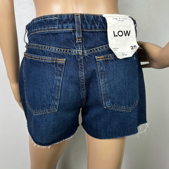 NEW RAG & BONE REVOLVE LOW-RISE JEAN SHORTS - Picture 7 of 8